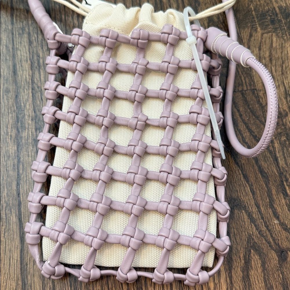 Anthropologie Remi/Reid Sawc Handbag in lilac - Picture 2 of 5